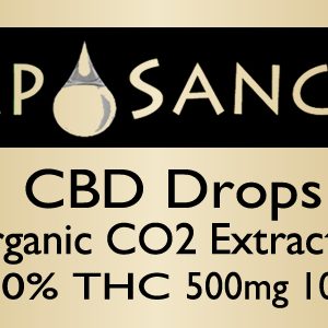 CBD Drops (0.0%) THC | 500mg 10 ml label