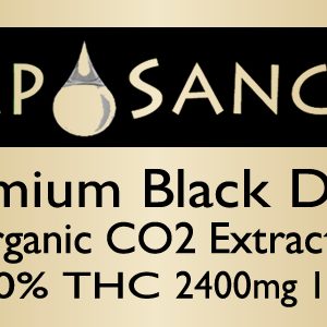 Premium Black Drops (0.0%) THC | 2400mg 10 ml label